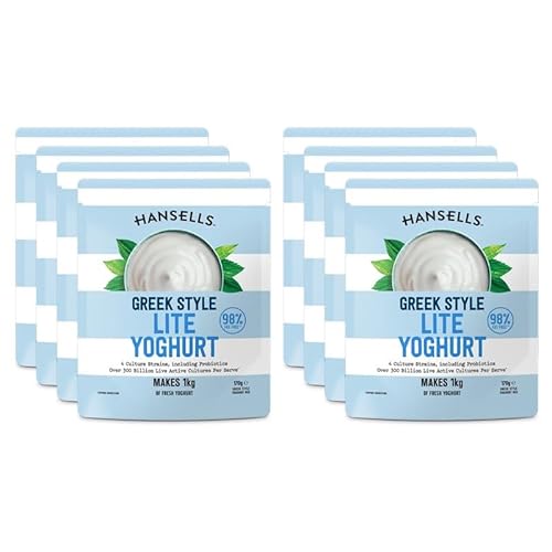 Hansells griechischer Joghurt Light, 8 Beutel – Leichter, fettarmer Joghurt, einfach zubereitet Hansells griechischer Joghurt Light, 8 Beutel – Leichter, fettarmer Joghurt, einfach zubereitet von Hansells