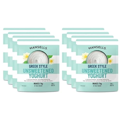 Hansells griechischer Joghurt ungesüßt, 8 Beutel – Natürlicher Genuss, einfach und gesund Hansells griechischer Joghurt ungesüßt, 8 Beutel – Natürlicher Genuss, einfach und gesund von Hansells