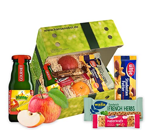 Hansen Obst - Geschenkbox - fruchtige Obst-Box - “(Home)Office-Snack-Box” - Präsentkorb - Obst-Geschenkset - gefüllte Obstkiste - Probier-Obstbox "Die Moderne" von Hansen Obst