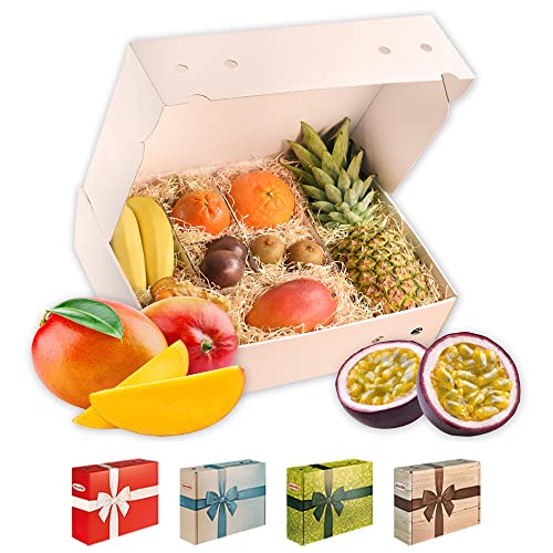 Hansen Obst | Obstbox "Tropical" | Geschenkbox mit frischem Obst | "Die Himmelblaue" von Hansen Obst