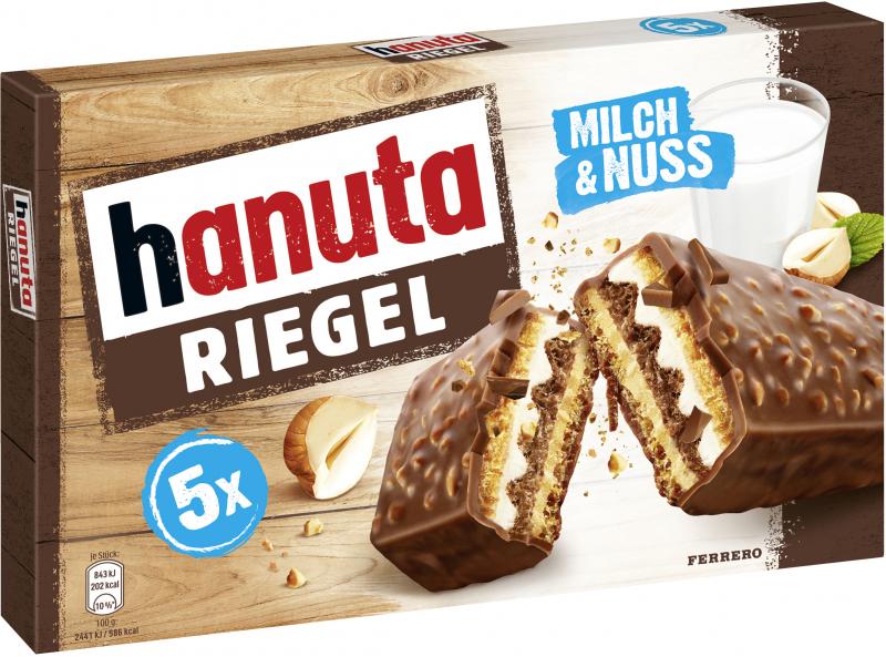 Hanuta Riegel Milch & Nuss Hanuta Riegel Milch & Nuss von Hanuta