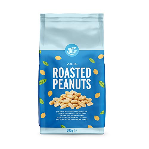 Amazon-Marke: Happy Belly Erdnüsse, geröstet und gesalzen 1 x 500g von Happy Belly