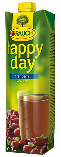 12x Happy Day - Cranberry, fruchtig-herb - 1000ml von Happy Day