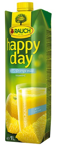 12x Happy Day - Orangensaft Mild - 1000ml von Happy Day