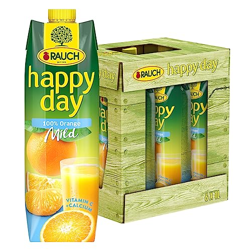 Rauch Happy Day Orange Mild+Ca, 6er Pack (6 x 1 l) von Rauch