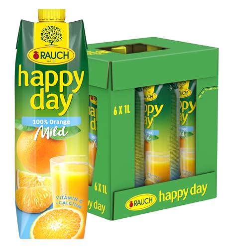 Rauch Happy Day Orange Mild+Ca, 6er Pack (6 x 1 l) von Happy Day