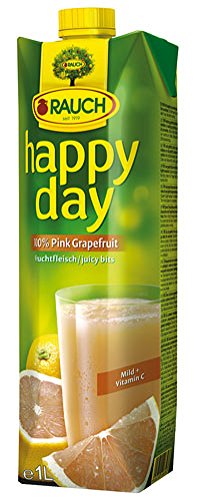 Happy Day Pink Grapefruit 100 %, Tetra - 1L - 4x von Happy Day