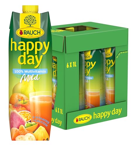 Rauch Happy Day Multivitamin mild | sanft und säurearm | mit 9 wertvollen Vitaminen und Calcium | 6x 1l Tetra Prisma Rauch Happy Day Multivitamin mild | sanft und säurearm | mit 9 wertvollen Vitaminen und Calcium | 6x 1l Tetra Prisma von Happy Day