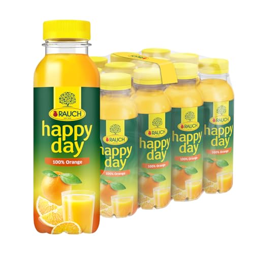 Rauch Happy Day Orange | fruchtiger Geschmack |reich an Vitamin C | für den perfekten Start in den Tag | 12x 330ml PET von Happy Day