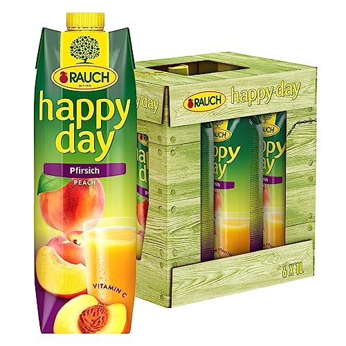 Rauch Happy Day Pfirsich, 6er Pack (6 x 1 l) von Happy Day
