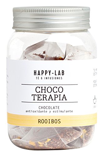 HAPPY LAB Choco Terapia Tee. 1 schraubgefäß mit 14 abbaubaren Teebeuteln von Happy-Lab