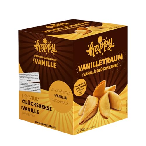 Happy Glückskekse Vanille, 10er Box von Happy