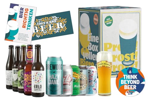 Deine Box voller Biere - Bierset mit 10 x 330ml / 355ml / 500ml Craft Beer Spezialitäten inkl. Tasting Glas, national und international prämierte Craft Biere - das perfekte Bier Geschenk Deine Box voller Biere - Bierset mit 10 x 330ml / 355ml / 500ml Craft Beer Spezialitäten inkl. Tasting Glas, national und international prämierte Craft Biere - das perfekte Bier Geschenk von HappyBeer
