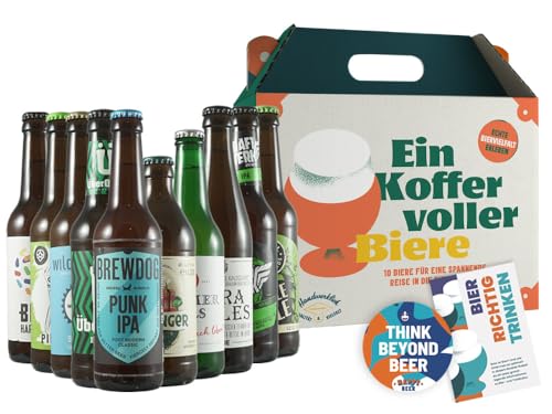 Prost Koffer - Bier Geschenk Paket für jede Gelegenheit - 10 x 0,33l Craft Beer von HappyBeer