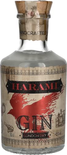 Harami | London Dry Gin | Bio | 500 ml | 45% Vol. | Klassischer London Dry Gin | Noten von Feige & Granatapfel | Orientalische Aromen | Kann pur genossen werden von Harami