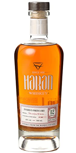 Haran 12 Years Port Cask Finish Basque Country Whisky 43% 70 cl von Haran