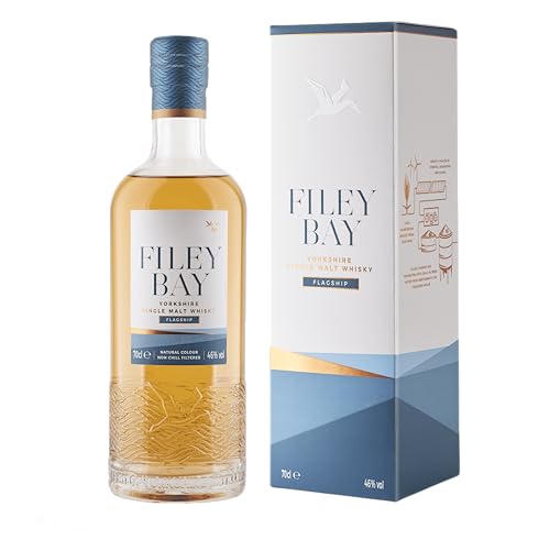 Filey Bay Flagship Whisky 46Prozent vol Spirit of Yorkshire Single Malt Whisky Whisky (1 x 0.7 l) von SPIRIT OF YORKSHIRE