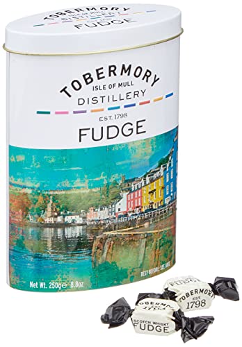 Gardiner´s of Scotland Tobermory Malt Whisky Fudge – 250g – Handgemachte, weiche Whisky-Karamell-Bonbons von Hard To Find