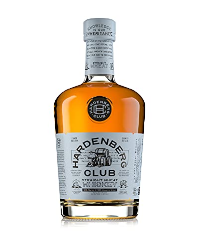 Hardenberg I Club Whiskey Straight Wheat I 50% Malted und 50% Unmalted Weizen I Finish im Portwein und deutschen napoleonischen Eichenfass I 42,5% Vol. I 700 ml von HARDENBERG