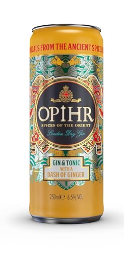 Opihr I Gin & Tonic mit Ingwer I Erfrischend fertig gemixt I 10% Vol. I 250 ml Opihr I Gin & Tonic mit Ingwer I Erfrischend fertig gemixt I 10% Vol. I 250 ml von Hardenberg