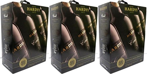 3 x HARDY`S CREST CABERNET SHIRAZ MERLOT AUSTRALIEN 3 LITER Bag in Box Incl. Goodie von Flensburger Handel 3 x HARDY`S CREST CABERNET SHIRAZ MERLOT AUSTRALIEN 3 LITER Bag in Box Incl. Goodie von Flensburger Handel von Hardys