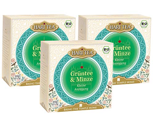 Hari Tea 3x Bio Grüntee & Minze Teemischung, 60 g Hari Tea 3x Bio Grüntee & Minze Teemischung, 60 g von Hari Tea