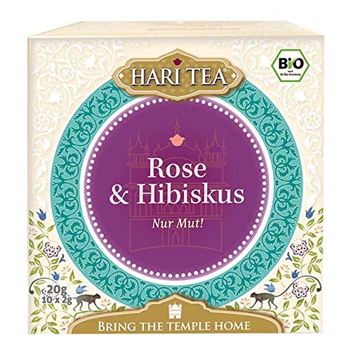Hari Tea Bio Nur Mut - Rose und Hibiskus (6 x 20 gr) von Hari Tea