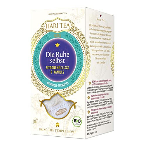 Hari Tea Die Ruhe selbst - Zitronenmelisse & Kamille 10 Beutel, 20g von Hari Tea