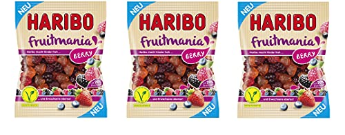 Haribo Fruitmania Berry 1er Pack 175g Import aus Deutschland (Dreierpack) von Haribo GmbH & Co. KG