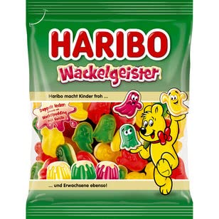 Haribo Wackelgeister Fruchtgummi, 17er Pack (17 x 160g) von Haribo GmbH & Co. KG