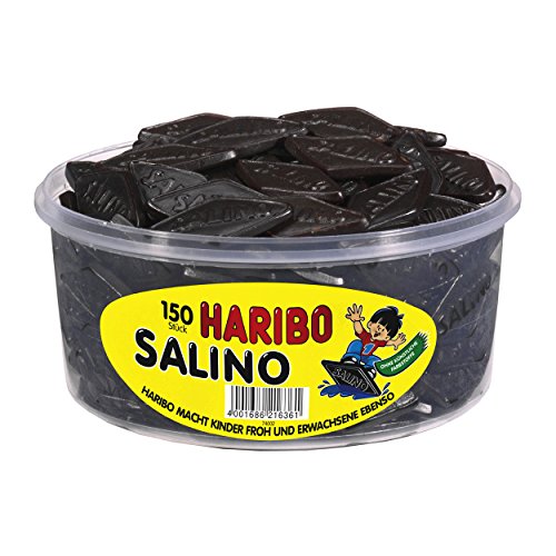 HARIBO - Salino Lakritz - Salmiak - Box mit 150 Stück HARIBO - Salino Lakritz - Salmiak - Box mit 150 Stück von HARIBO