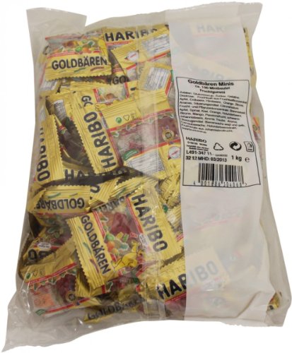 Haribo Goldbären Minibeutel, 100 Stück Haribo Goldbären Minibeutel, 100 Stück von Haribo GmbH & Co.KG