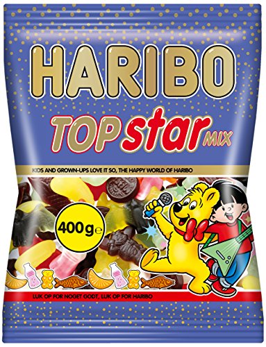 16x HARIBO TOP STAR MIX 400g Incl. Goodie von Flensburger Handel von HARIBO