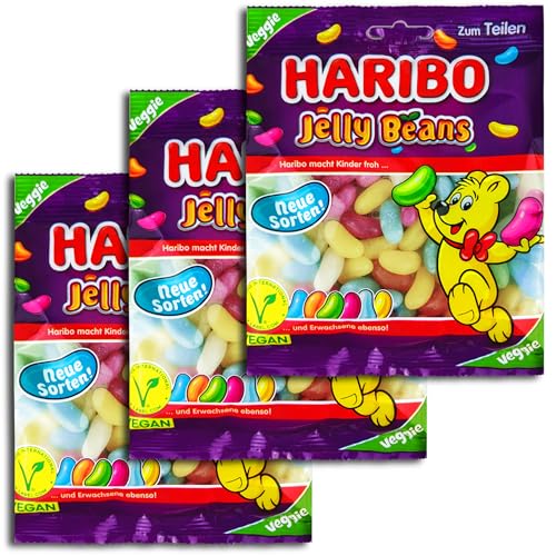 3 er Pack Haribo Jelly Beans neue Sorte Vegan 3 x160g von HARIBO