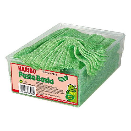 HARIBO - Pasta Basta - Fruchtgummi - Apfel - Box mit 150 Stück von HARIBO