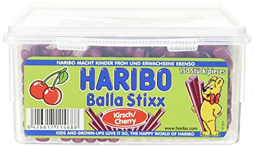 Haribo Balla Stixx Kirsch, 3er Pack (3 x 1.125 kg) von HARIBO