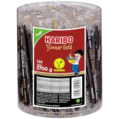 Haribo Bonner Gold 150 Stangen, 1er Pack (1 x 2.7 kg) von HARIBO