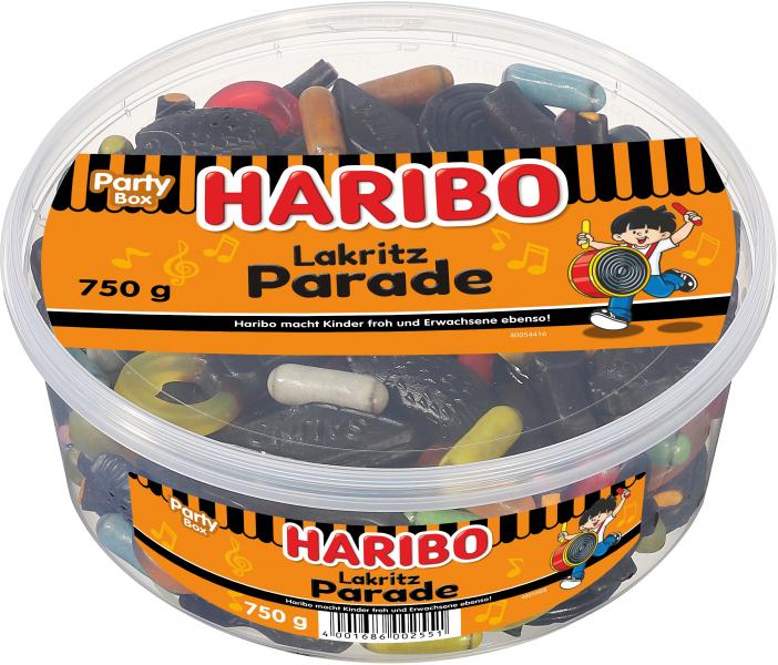 Haribo Lakritz Parade Party Box von Haribo