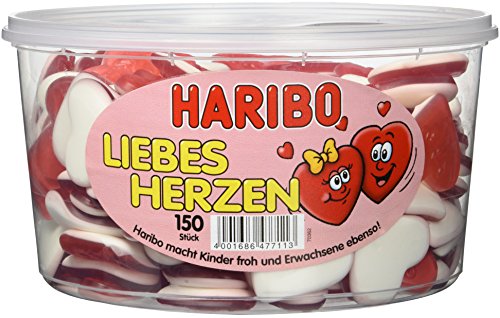 Haribo Liebesherzen, 3er Pack (3 x 1,2 kg) von HARIBO