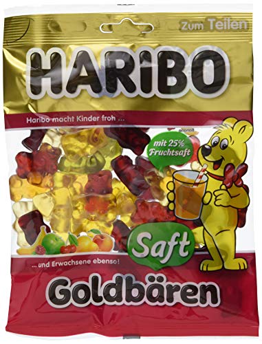 Haribo Saft-Goldbären, 10er Pack (10 x 175 g) von HARIBO
