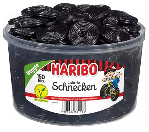 Haribo Schnecken 150 Stkg. in Runddose Haribo Schnecken 150 Stkg. in Runddose von HARIBO