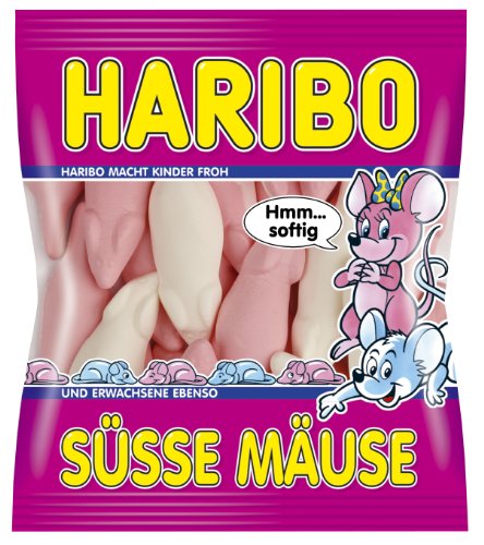 Haribo Süsse Mäuse, 5er Pack (5 x 200 g Beutel) von HARIBO