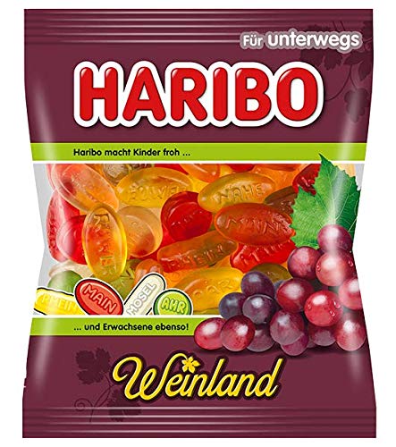 Haribo Weinland Weingummi (22x 200g Beutel) von HARIBO