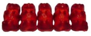 Hellrote Gummibärchen von Haribo (Erdbeere) - 100g von HARIBO