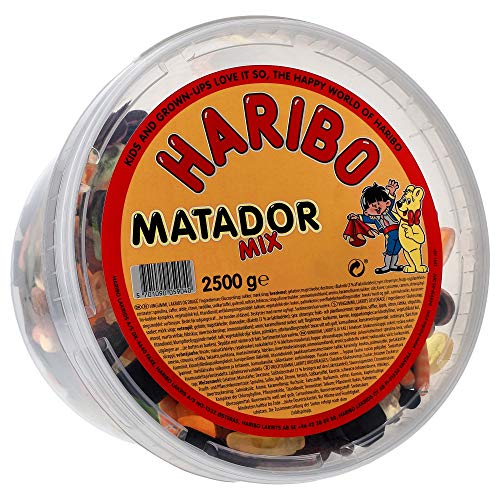 Matador Mix 2,5kg Eimer Displ. von HARIBO