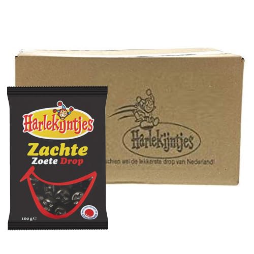 Harlekijntjes - Weichem, Süßem Lakritz - 24x 100g von Harlekijntjes