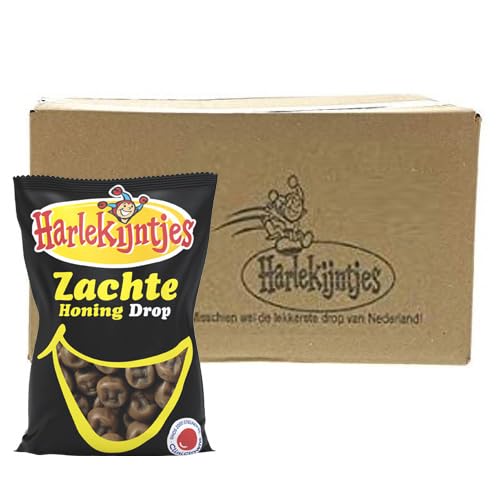 Harlekijntjes - Weichem Honig Lakritz - 12x 300g von Harlekijntjes