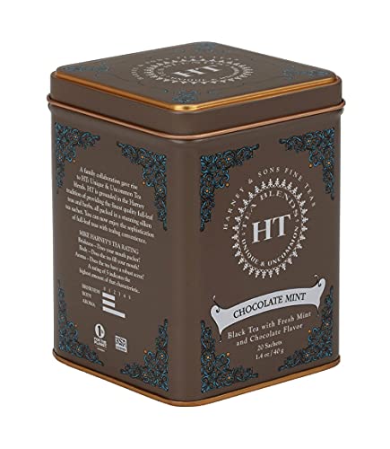 Harney and Sons Chocolate Mint, Flavored Black Tea - 20 Sachets per Tin by Harney & Sons von Harney & Sons