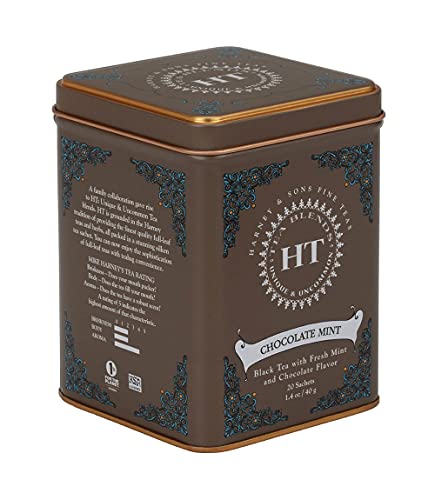 Harney and Sons Chocolate Mint, Flavored Black Tea - 20 Sachets per Tin by Harney & Sons Harney and Sons Chocolate Mint, Flavored Black Tea - 20 Sachets per Tin by Harney & Sons von Harney & Sons