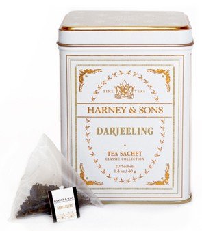 Harney and Sons Darjeeling Schwarzer Tee 20 Pyramiden von Harney & Sons